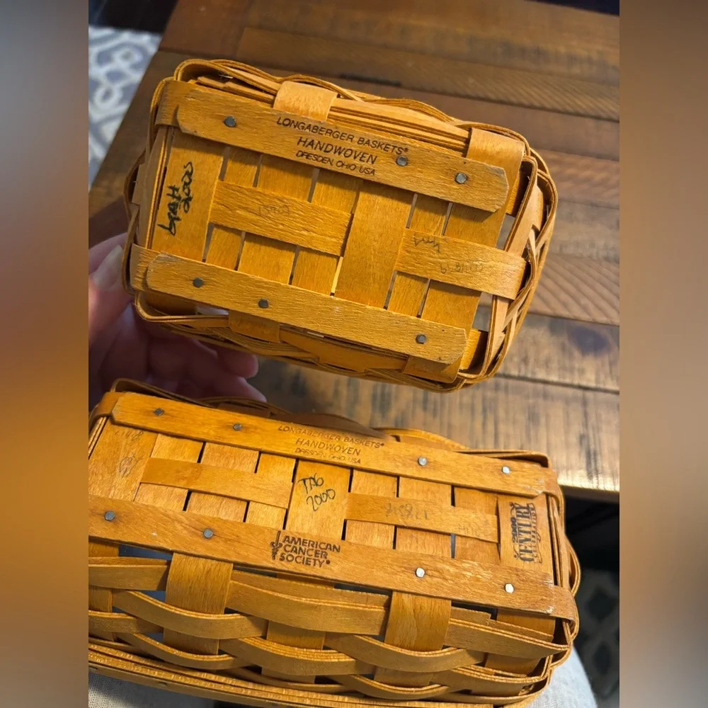 Longaberger Baskets - Set of 2, Small